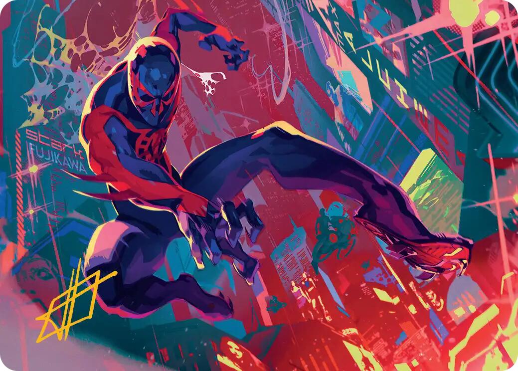Spider-Man 2099 Art Card (Gold-Stamped Signature) [Marvel's Spider-Man Art Series] | Galaxy Games LLC