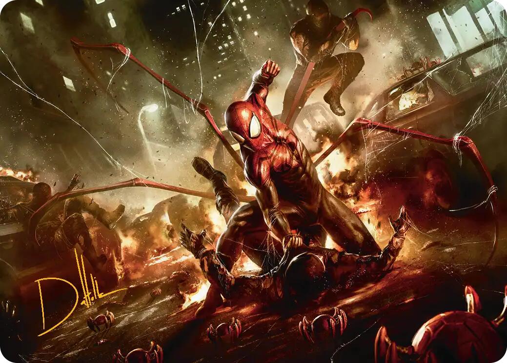 Superior Spider-Man Art Card (Gold-Stamped Signature) [Marvel's Spider-Man Art Series] | Galaxy Games LLC