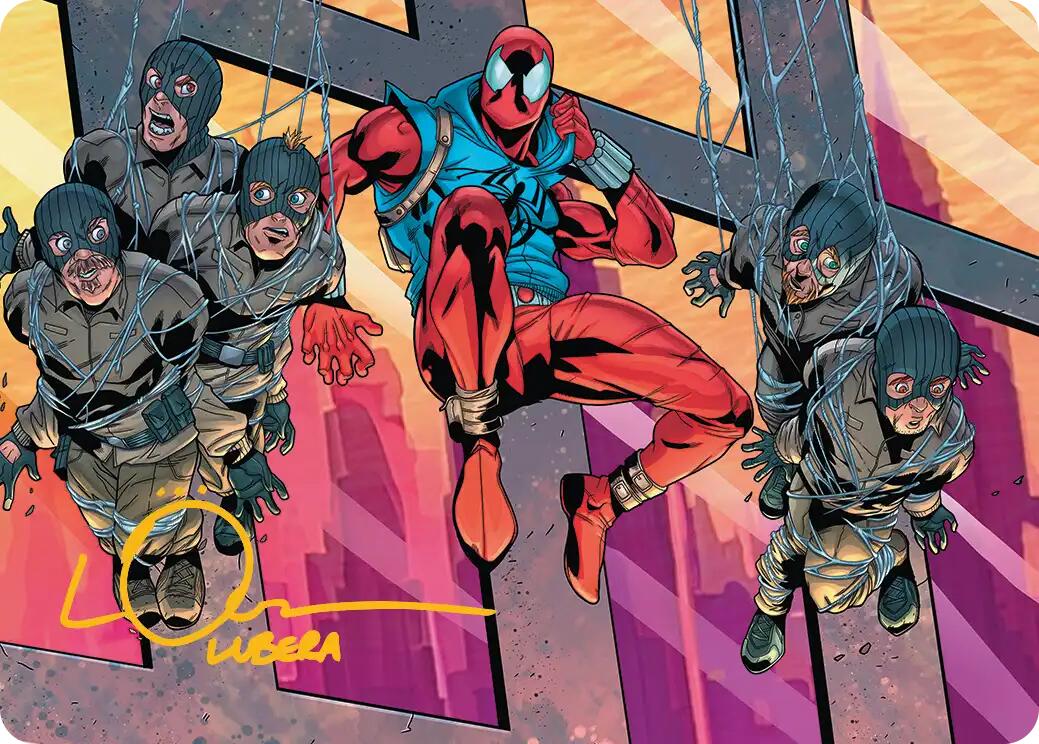 Scarlet Spider, Ben Reilly Art Card (Gold-Stamped Signature) [Marvel's Spider-Man Art Series] | Galaxy Games LLC