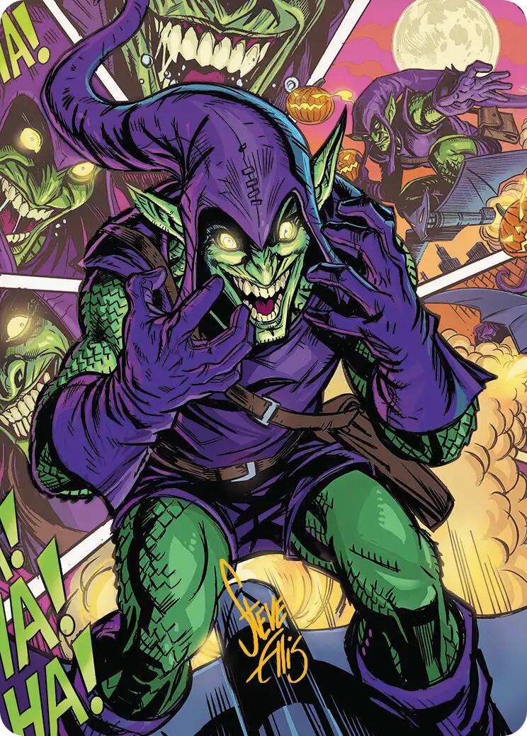 Green Goblin Art Card (49/54) (Gold-Stamped Signature) [Marvel's Spider-Man Art Series] | Galaxy Games LLC