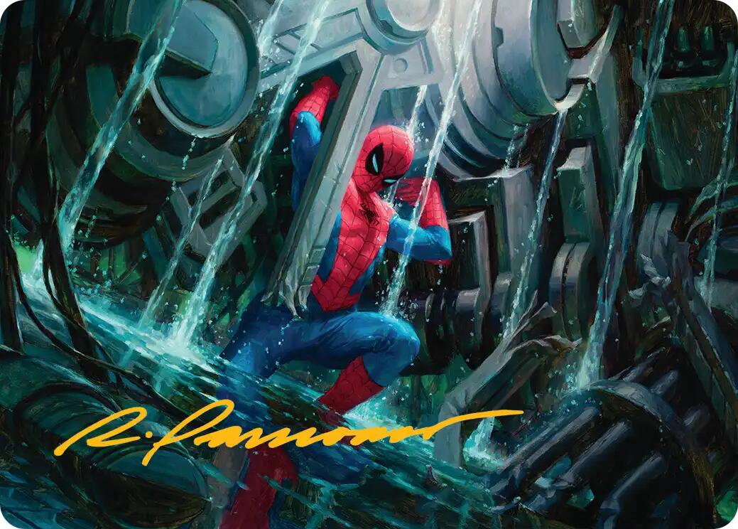 Strength of Will Art Card (Gold-Stamped Signature) [Marvel's Spider-Man Art Series] | Galaxy Games LLC