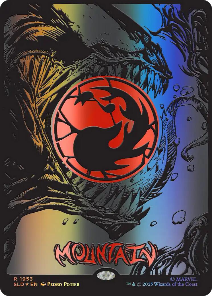Mountain (1953) (Raised Foil) [Secret Lair Drop Series] | Galaxy Games LLC