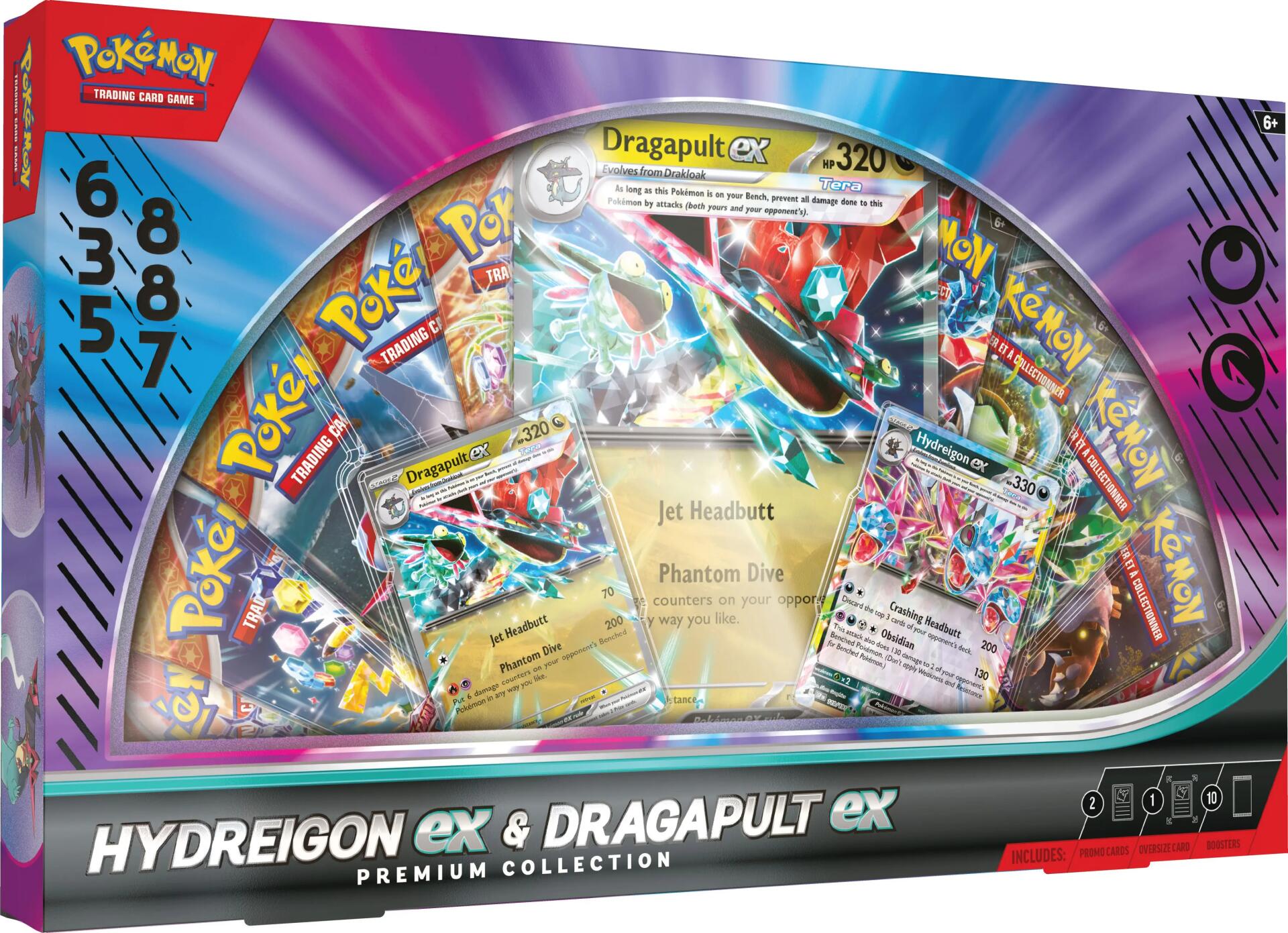 Hydreigon ex & Dragapult ex Premium Collection | Galaxy Games LLC