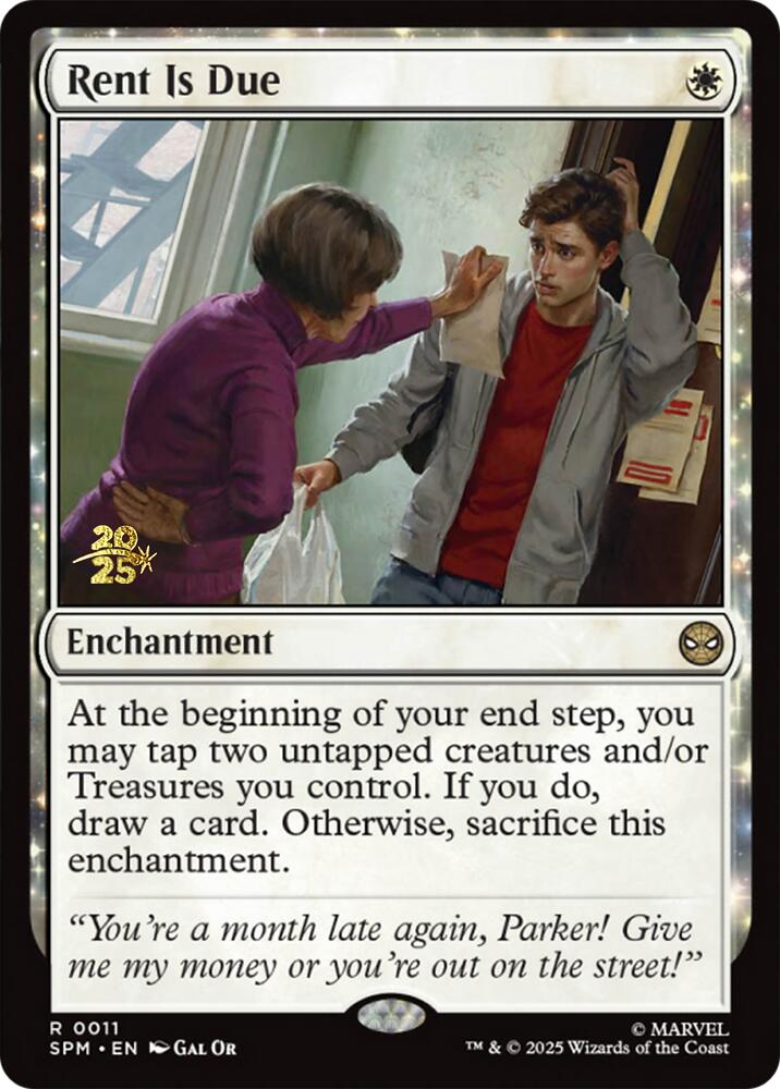 Rent Is Due [Marvel's Spider-Man Prerelease Promos] | Galaxy Games LLC