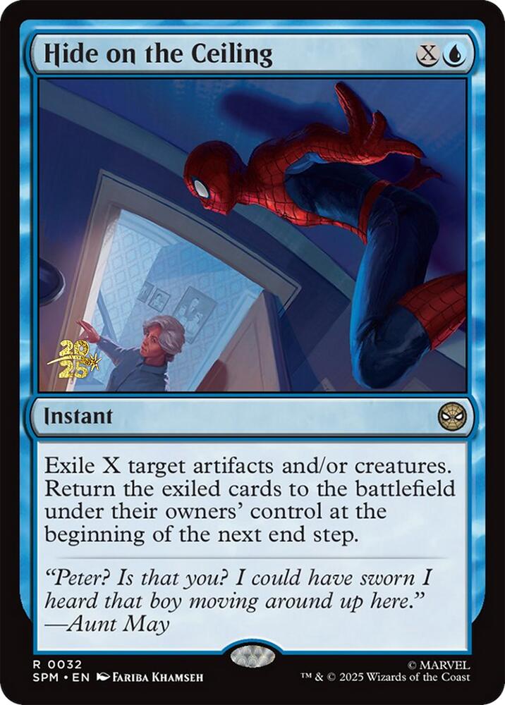 Hide on the Ceiling [Marvel's Spider-Man Prerelease Promos] | Galaxy Games LLC
