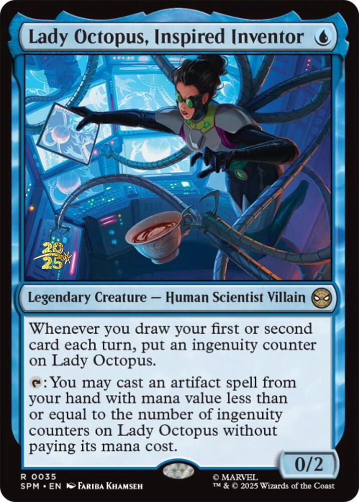 Lady Octopus, Inspired Inventor [Marvel's Spider-Man Prerelease Promos] | Galaxy Games LLC