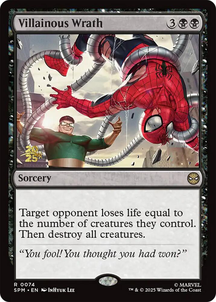 Villainous Wrath [Marvel's Spider-Man Prerelease Promos] | Galaxy Games LLC