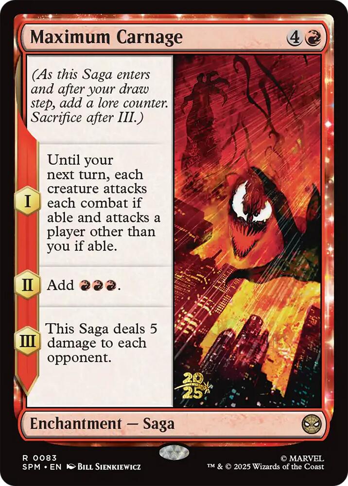 Maximum Carnage [Marvel's Spider-Man Prerelease Promos] | Galaxy Games LLC