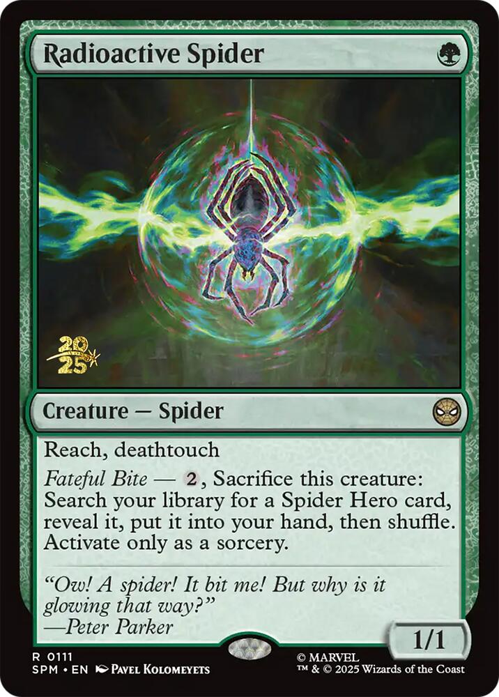 Radioactive Spider [Marvel's Spider-Man Prerelease Promos] | Galaxy Games LLC
