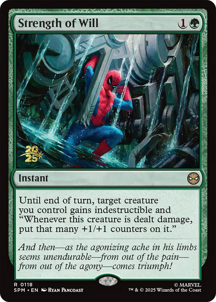 Strength of Will [Marvel's Spider-Man Prerelease Promos] | Galaxy Games LLC