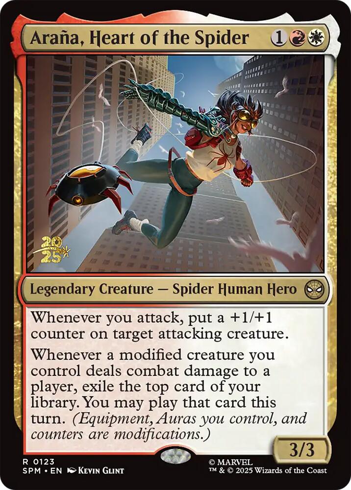 Arana, Heart of the Spider [Marvel's Spider-Man Prerelease Promos] | Galaxy Games LLC