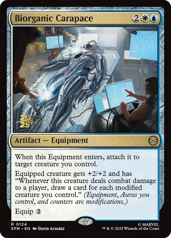 Biorganic Carapace [Marvel's Spider-Man Prerelease Promos] | Galaxy Games LLC