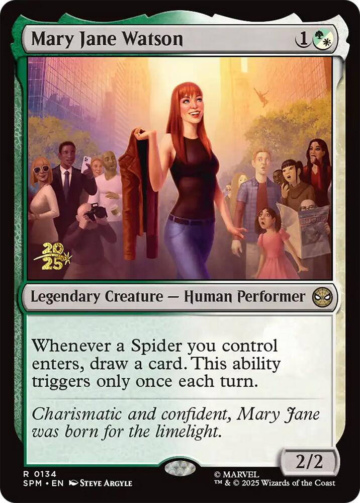 Mary Jane Watson [Marvel's Spider-Man Prerelease Promos] | Galaxy Games LLC