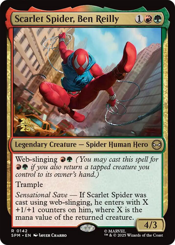 Scarlet Spider, Ben Reilly [Marvel's Spider-Man Prerelease Promos] | Galaxy Games LLC
