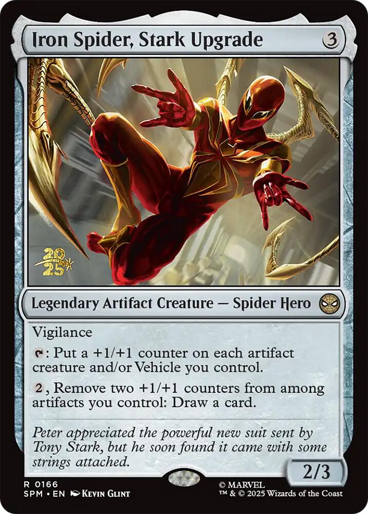 Iron Spider, Stark Upgrade [Marvel's Spider-Man Prerelease Promos] | Galaxy Games LLC