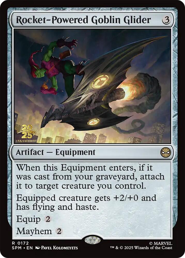 Rocket-Powered Goblin Glider [Marvel's Spider-Man Prerelease Promos] | Galaxy Games LLC