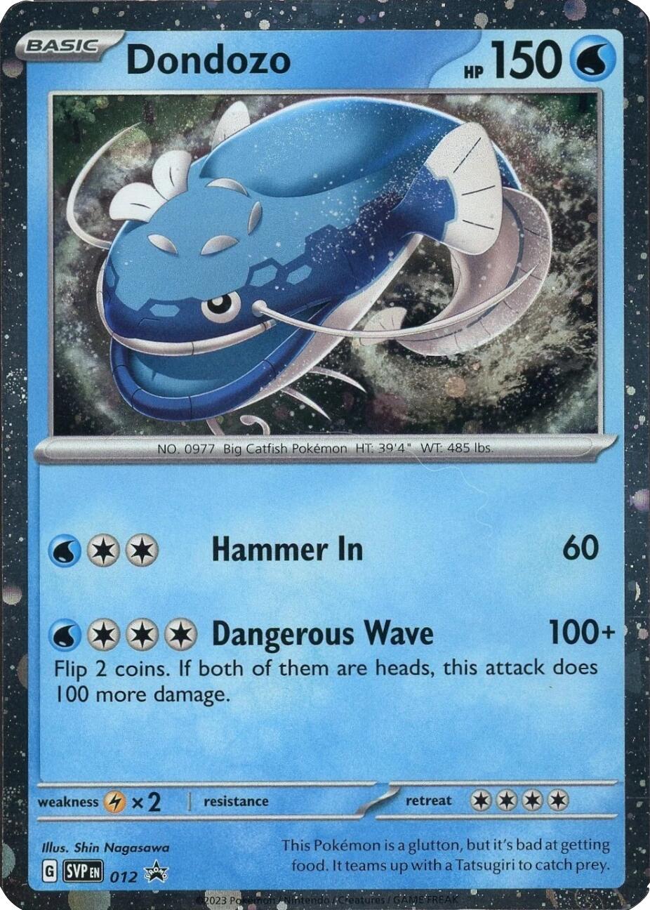 Dondozo (012) (Cosmos Holo) [Scarlet & Violet: Black Star Promos] | Galaxy Games LLC