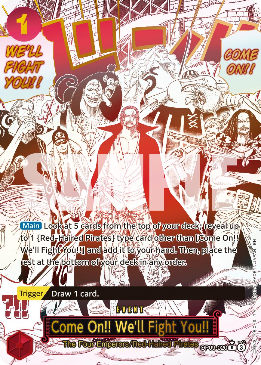 Come On!! We'll Fight You!! (Alternate Art) [Premium Booster -The Best- Vol. 2] | Galaxy Games LLC