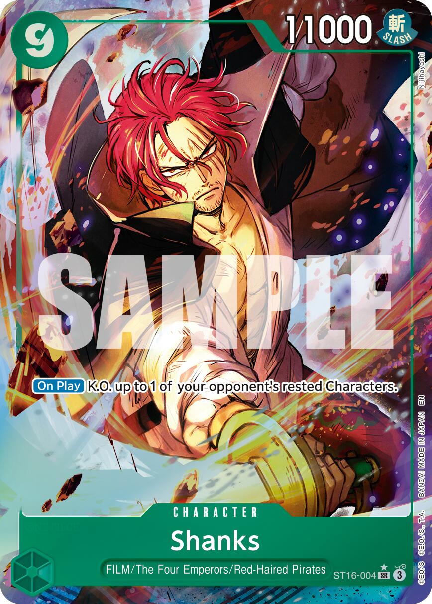 Shanks (ST16-004) (Alternate Art) [Premium Booster -The Best- Vol. 2] | Galaxy Games LLC