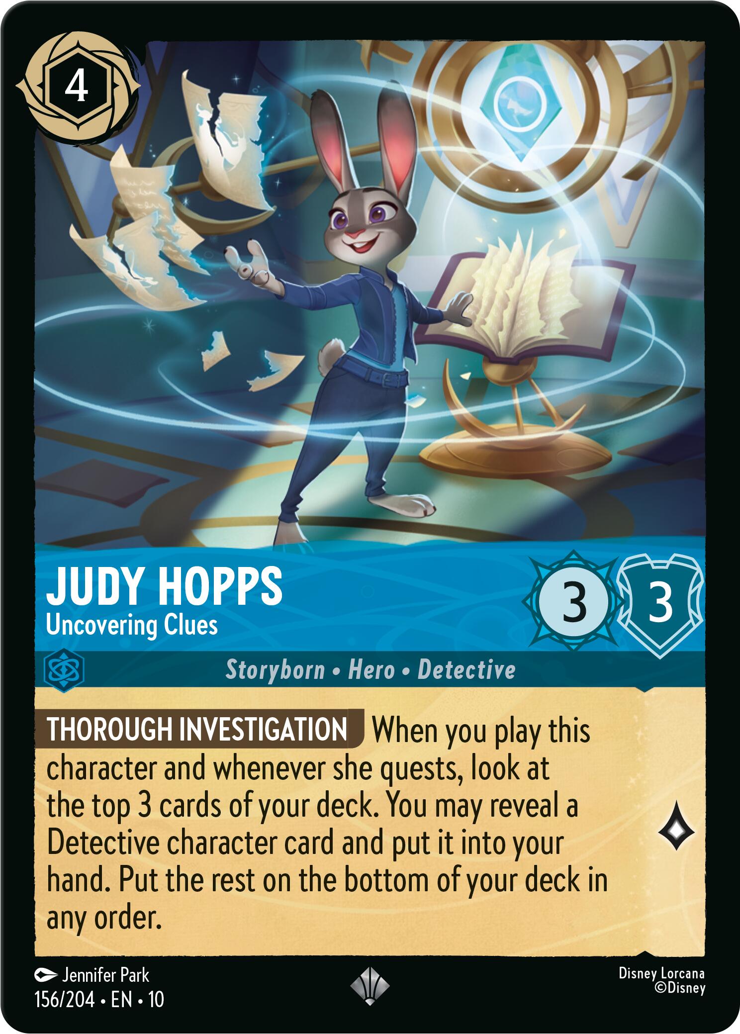 Judy Hopps - Uncovering Clues (156/204) [Whispers in the Well] | Galaxy Games LLC