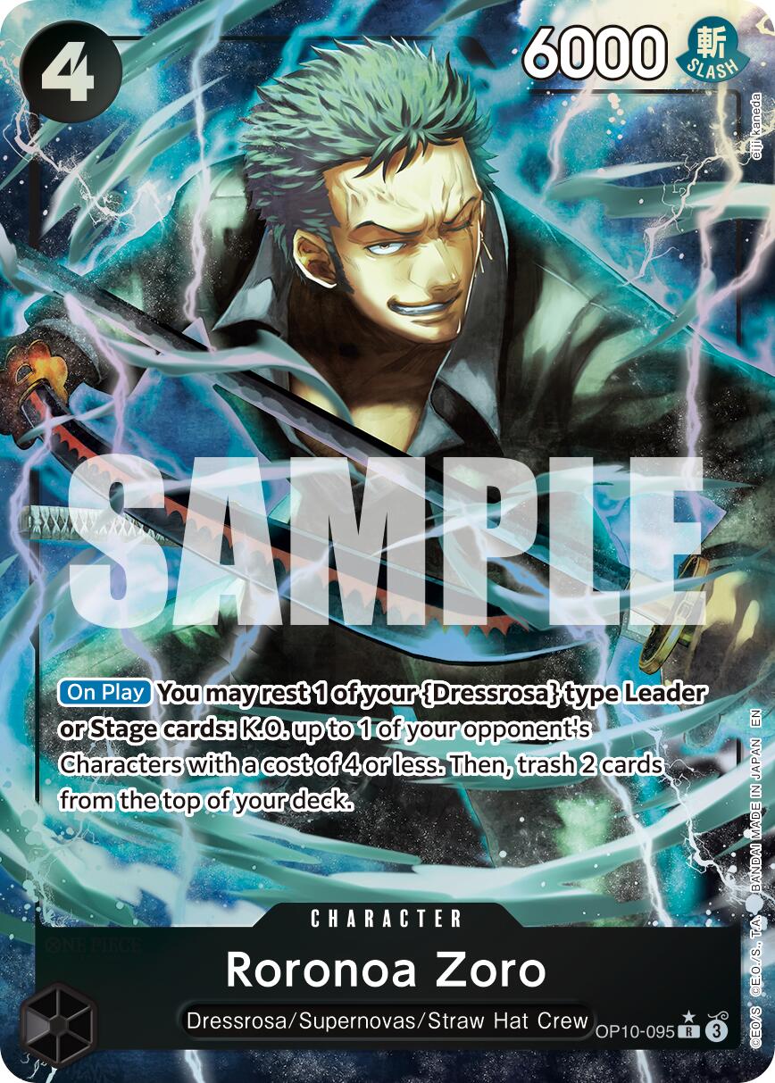 Roronoa Zoro (OP10-095) (Alternate Art) [Premium Booster -The Best- Vol. 2] | Galaxy Games LLC