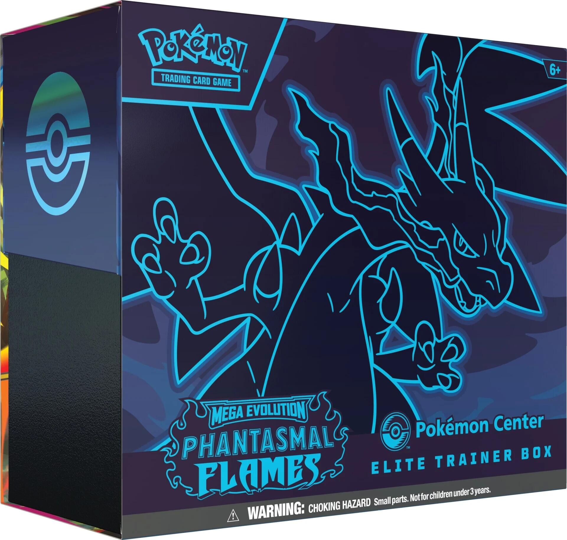 Mega Evolution: Phantasmal Flames - Pokemon Center Elite Trainer Box (Exclusive) | Galaxy Games LLC