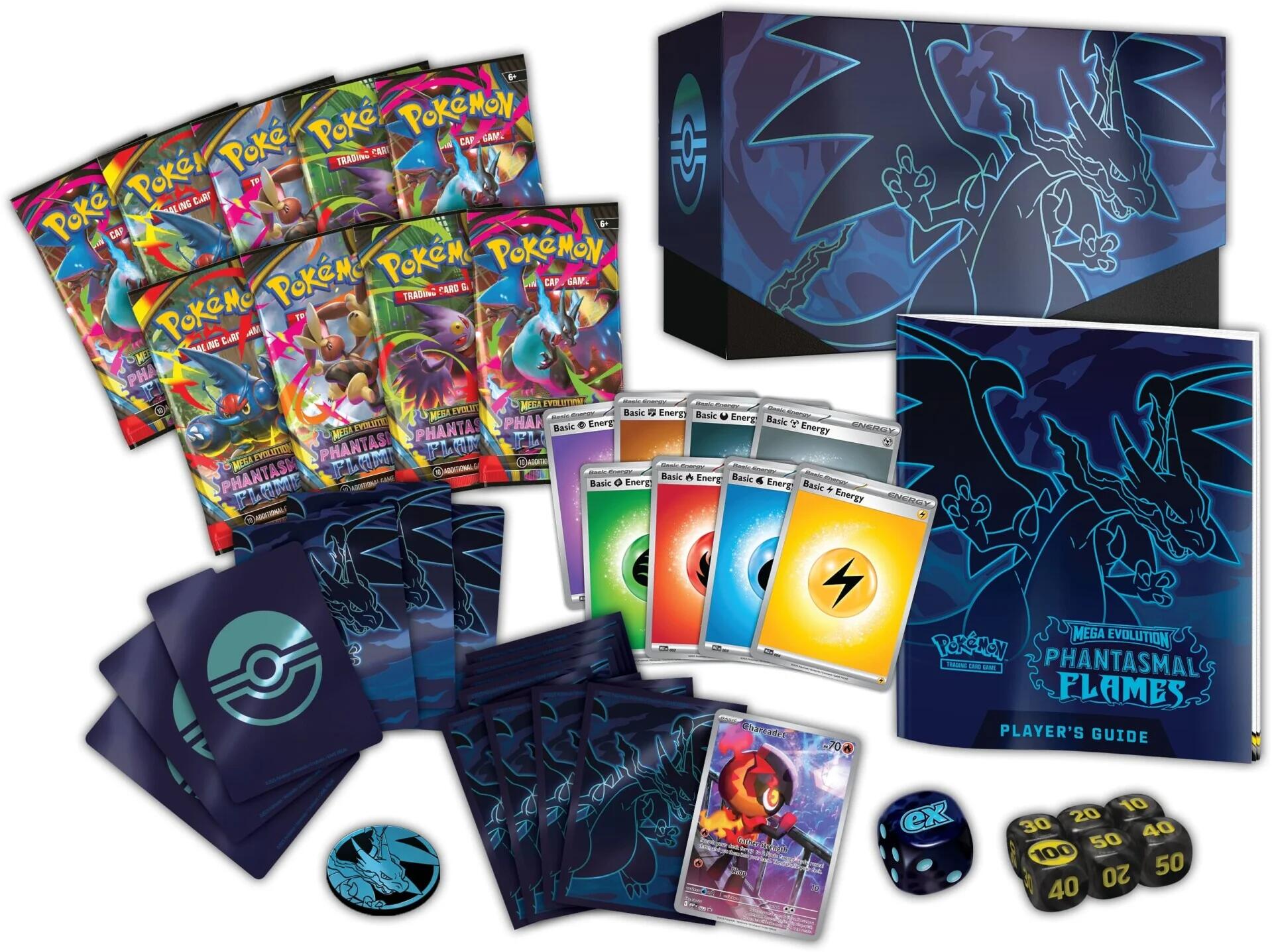 Mega Evolution: Phantasmal Flames - Elite Trainer Box | Galaxy Games LLC