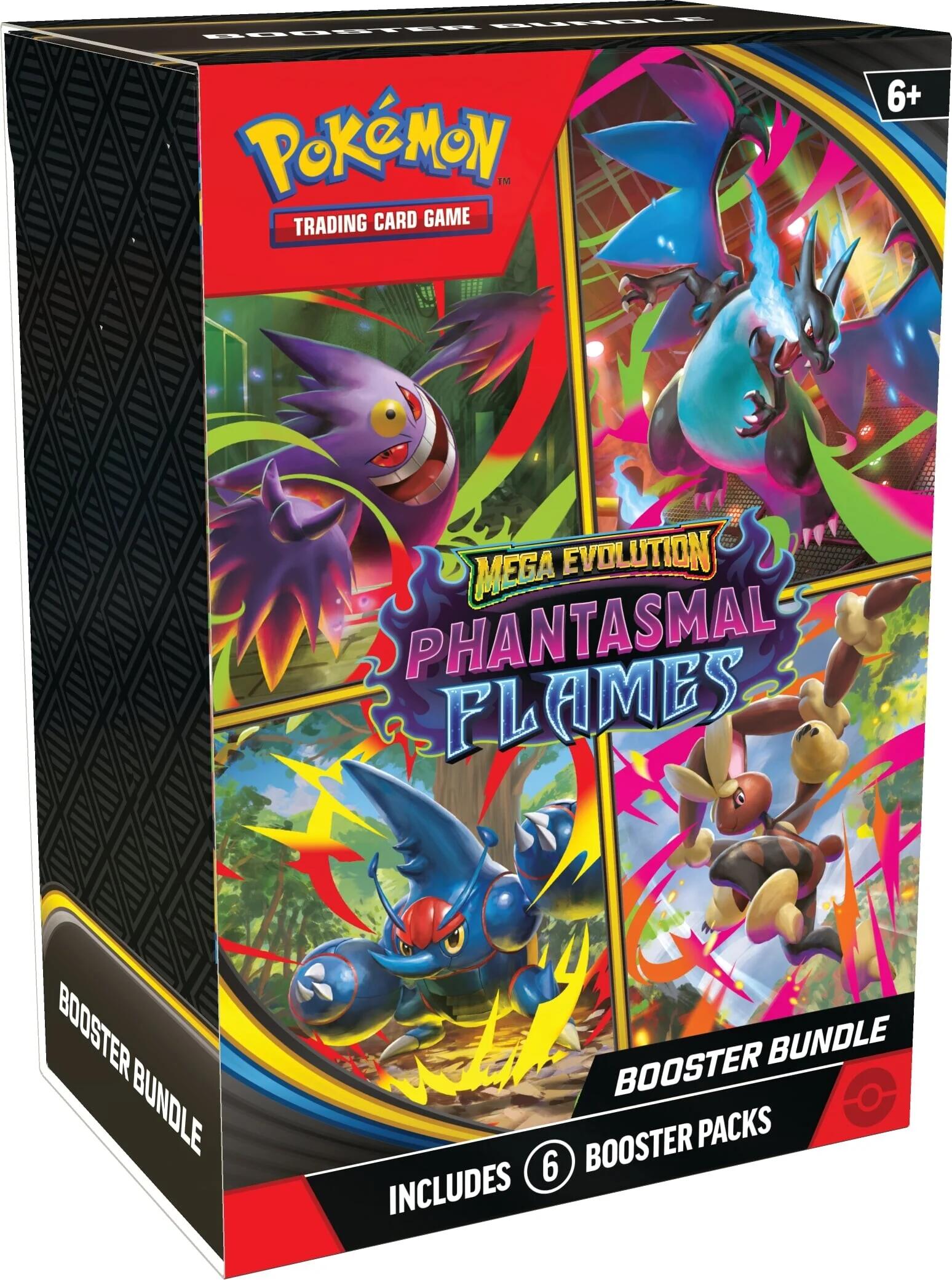 Mega Evolution: Phantasmal Flames - Booster Bundle | Galaxy Games LLC