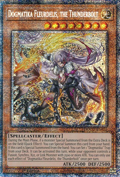 Dogmatika Fleurdelis, the Thunderbolt (Starlight Rare) [DOOD-EN026] Starlight Rare | Galaxy Games LLC