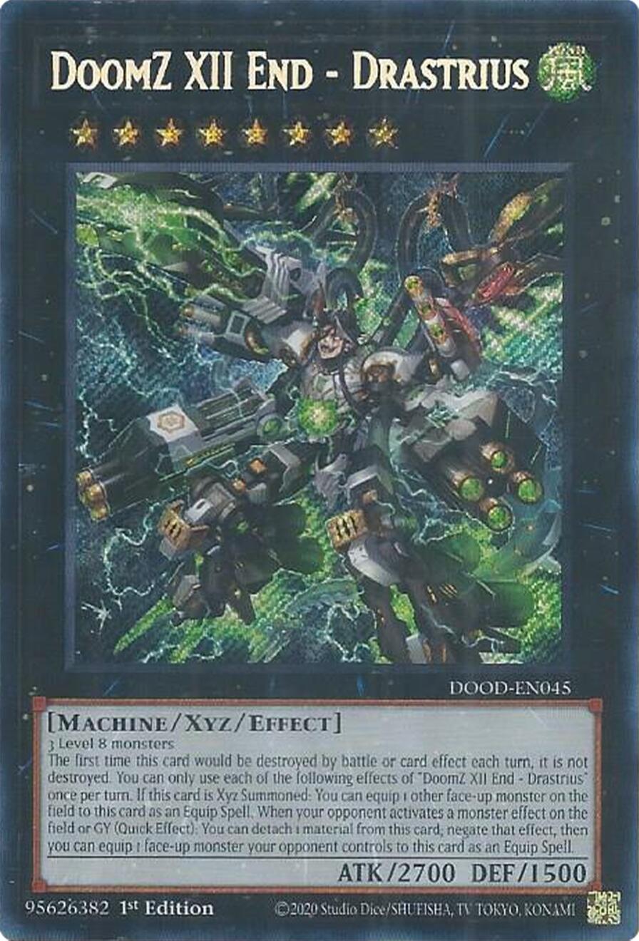 DoomZ XII End - Drastrius [DOOD-EN045] Secret Rare | Galaxy Games LLC
