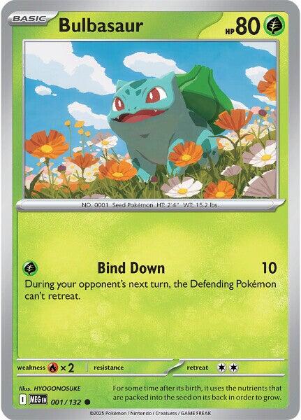 Bulbasaur (001/132) [Mega Evolutions: Base Set] | Galaxy Games LLC