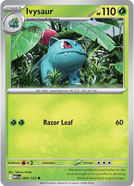 Ivysaur (002/132) [Mega Evolutions: Base Set] | Galaxy Games LLC