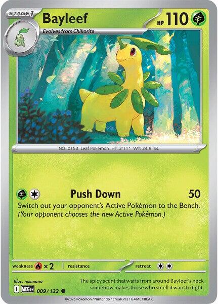 Bayleef (009/132) [Mega Evolutions: Base Set] | Galaxy Games LLC