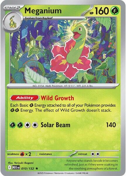 Meganium (010/132) [Mega Evolutions: Base Set] | Galaxy Games LLC