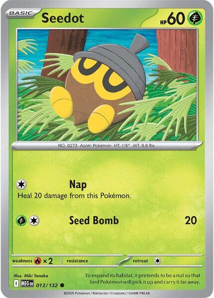 Seedot (013/132) [Mega Evolutions: Base Set] | Galaxy Games LLC