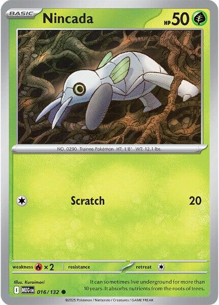 Nincada (016/132) [Mega Evolution: Base Set] | Galaxy Games LLC