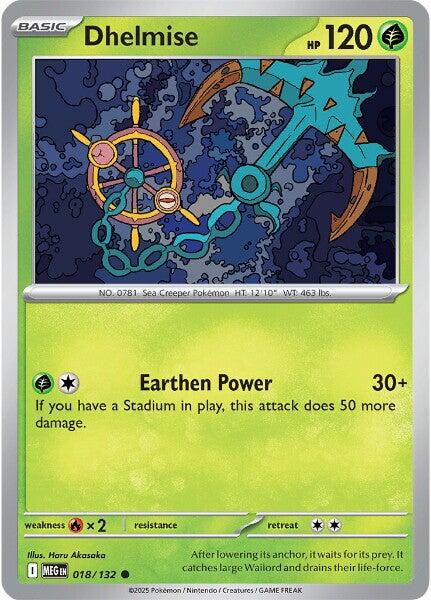 Dhelmise (018/132) [Mega Evolutions: Base Set] | Galaxy Games LLC