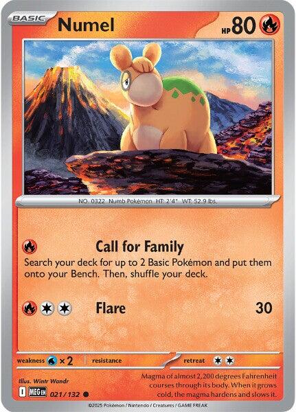 Numel (021/132) [Mega Evolutions: Base Set] | Galaxy Games LLC