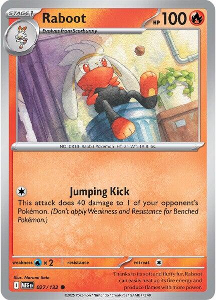 Raboot (027/132) [Mega Evolutions: Base Set] | Galaxy Games LLC