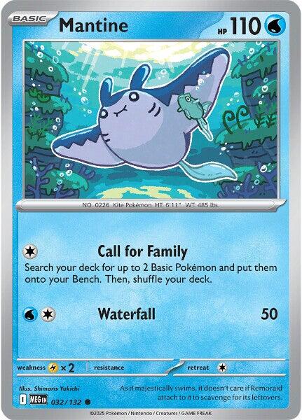 Mantine (032/132) [Mega Evolutions: Base Set] | Galaxy Games LLC