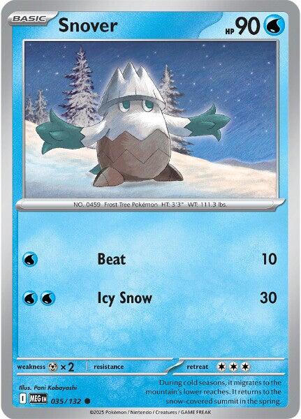 Snover (035/132) [Mega Evolutions: Base Set] | Galaxy Games LLC