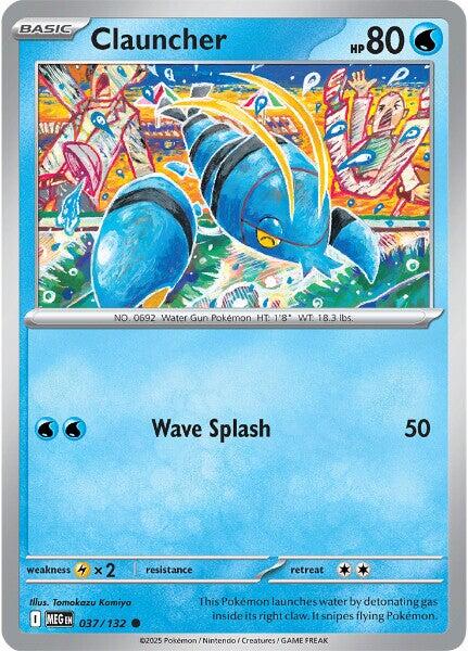 Clauncher (037/132) [Mega Evolution: Base Set] | Galaxy Games LLC