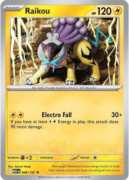 Raikou (048/132) [Mega Evolutions: Base Set] | Galaxy Games LLC