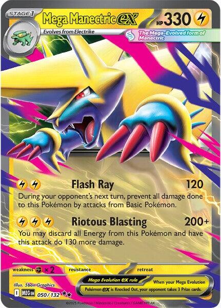 Mega Manectric ex (050/132) [Mega Evolutions: Base Set] | Galaxy Games LLC