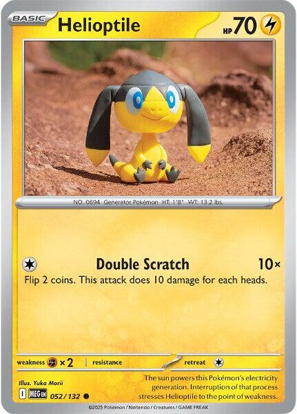 Helioptile (052/132) [Mega Evolution: Base Set] | Galaxy Games LLC