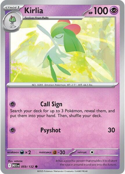 Kirlia (059/132) [Mega Evolutions: Base Set] | Galaxy Games LLC