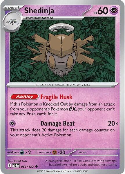 Shedinja (061/132) [Mega Evolutions: Base Set] | Galaxy Games LLC