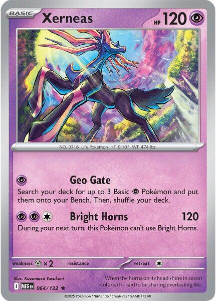 Xerneas (064/132) [Mega Evolutions: Base Set] | Galaxy Games LLC