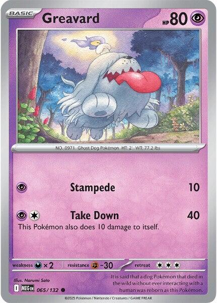 Greavard (065/132) [Mega Evolutions: Base Set] | Galaxy Games LLC