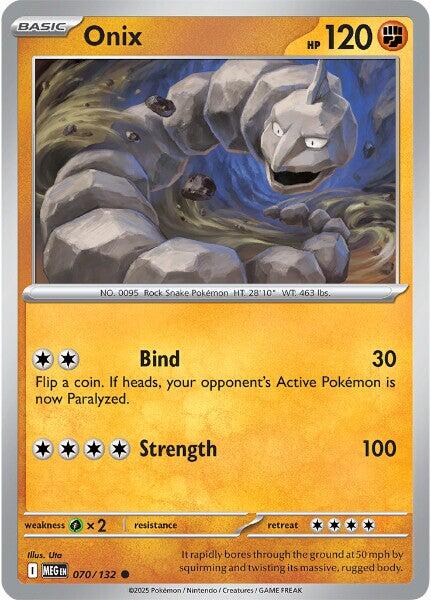 Onix (070/132) [Mega Evolution: Base Set] | Galaxy Games LLC